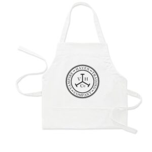 Vampire Haven Trading Company logo apron